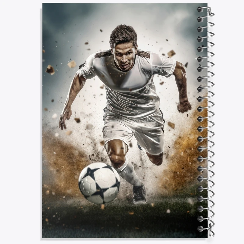 دفتر طراحی 50 برگ خندالو طرح فوتبالی کد F2613