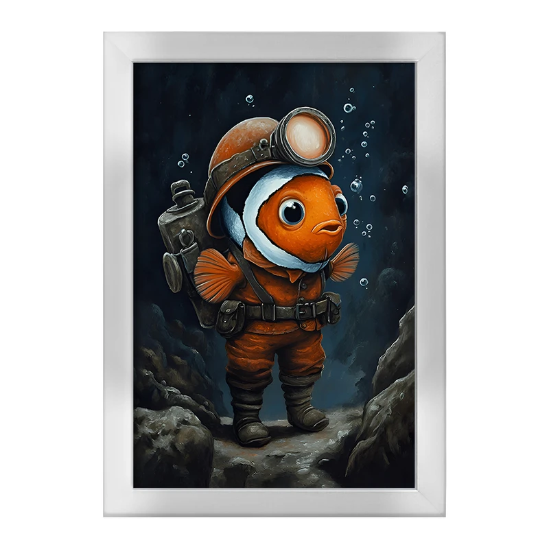 تابلو خندالو طرح ماهی کد F11645