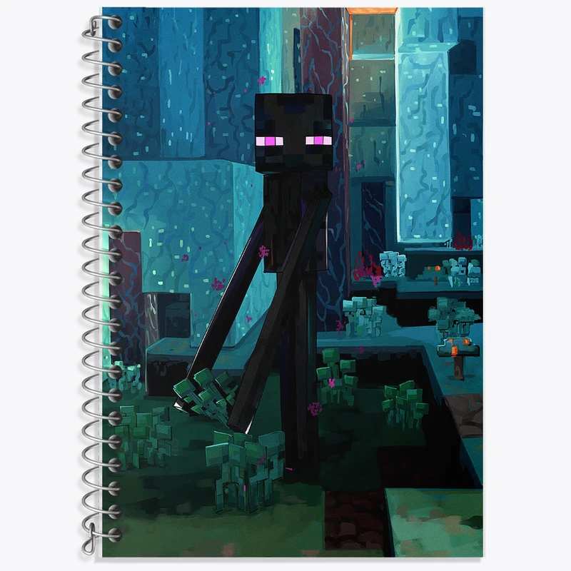 دفتر نت موسیقی 50 برگ خندالو طرح ماینکرافت (Minecraft) کد F14076