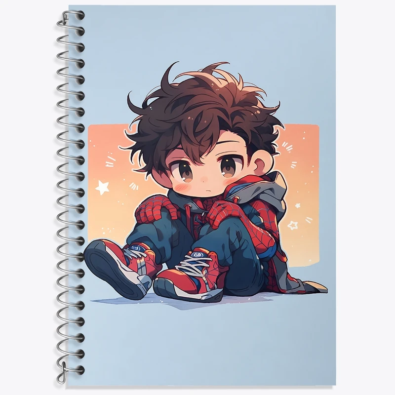 دفتر لغت 50 برگ خندالو طرح پسر عنکبوتی کد F4189