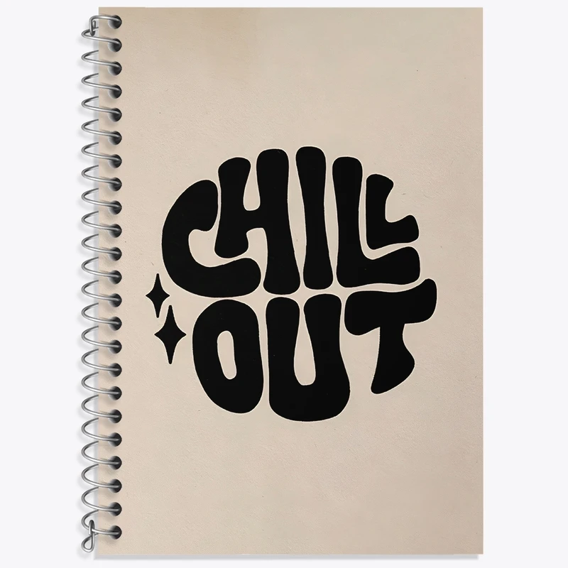 دفتر لغت 50 برگ خندالو طرح Chill Out کد F3916