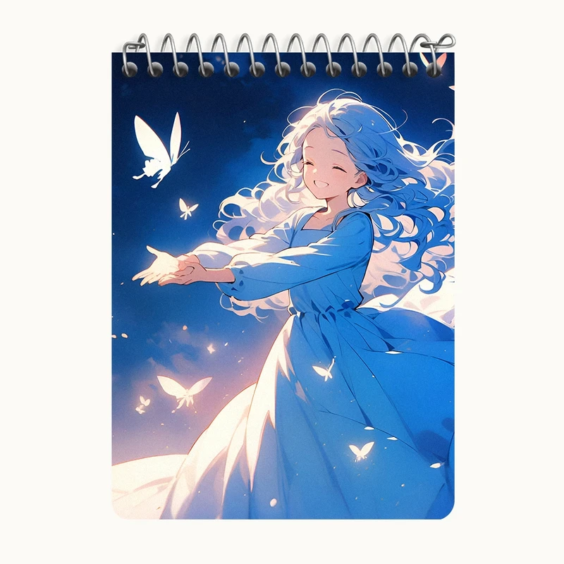 دفتر یادداشت 50 برگ خندالو طرح دخترانه کد N3891