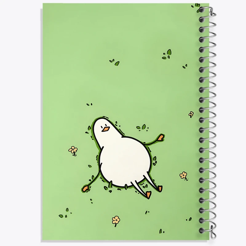 دفتر طراحی 50 برگ خندالو طرح اردک خنگ کد N3529