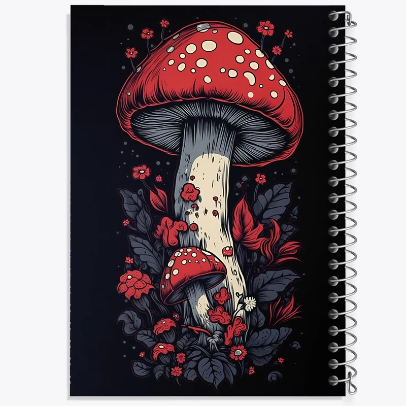 دفتر لیست خرید 50 برگ خندالو طرح قارچ کد F4313