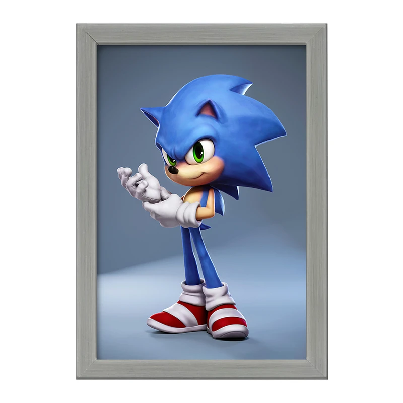 تابلو خندالو طرح سونیک (Sonic) کد F383