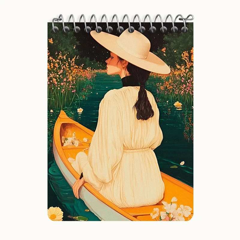 دفتر یادداشت 50 برگ خندالو طرح دخترانه کد N7397