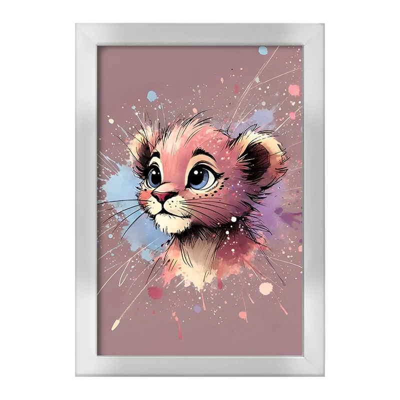 تابلو خندالو طرح شیر کوچولو کد F11581