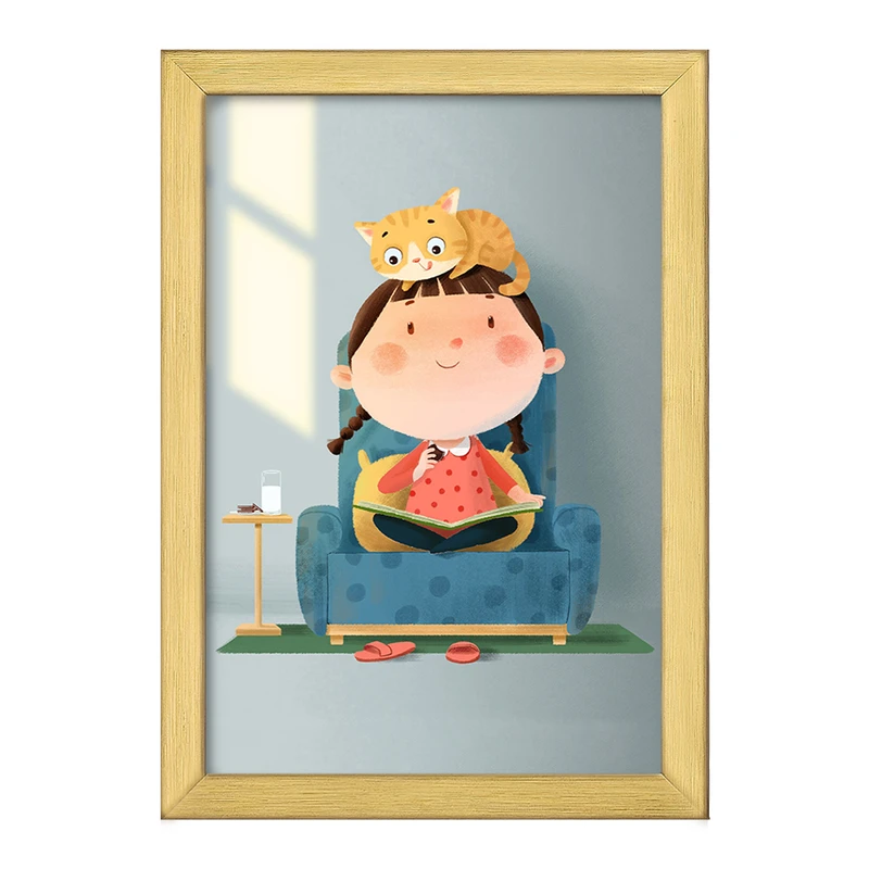 تابلو خندالو طرح دخترانه فانتزی کد 25712