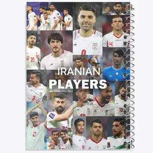 دفتر مشق 100 برگ خندالو طرح بازیکن های تیم ملی ایران کد N9175