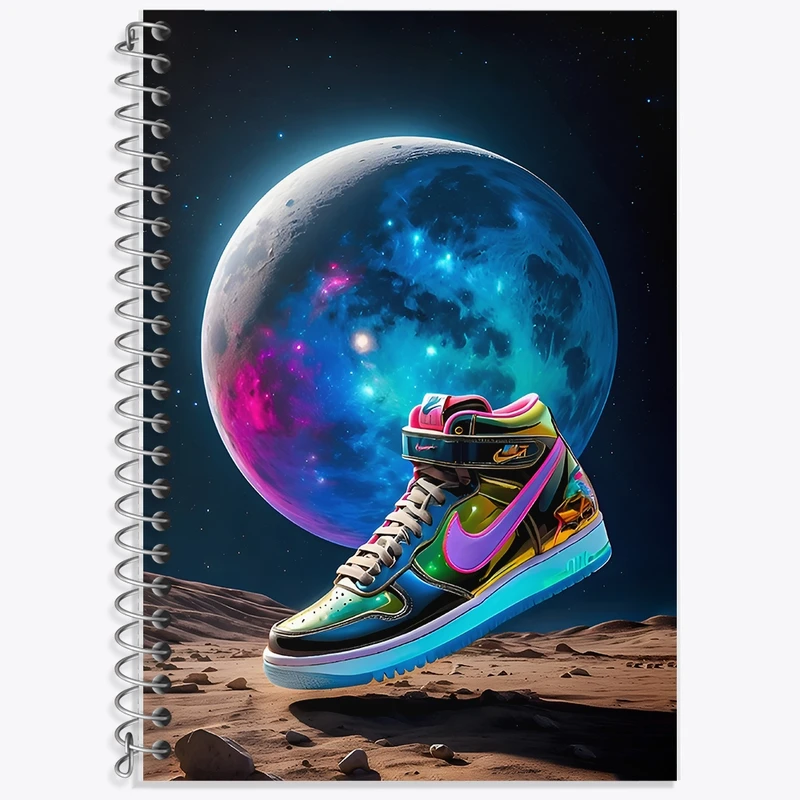 دفتر لغت 50 برگ خندالو طرح کتونی نایک کد F11882