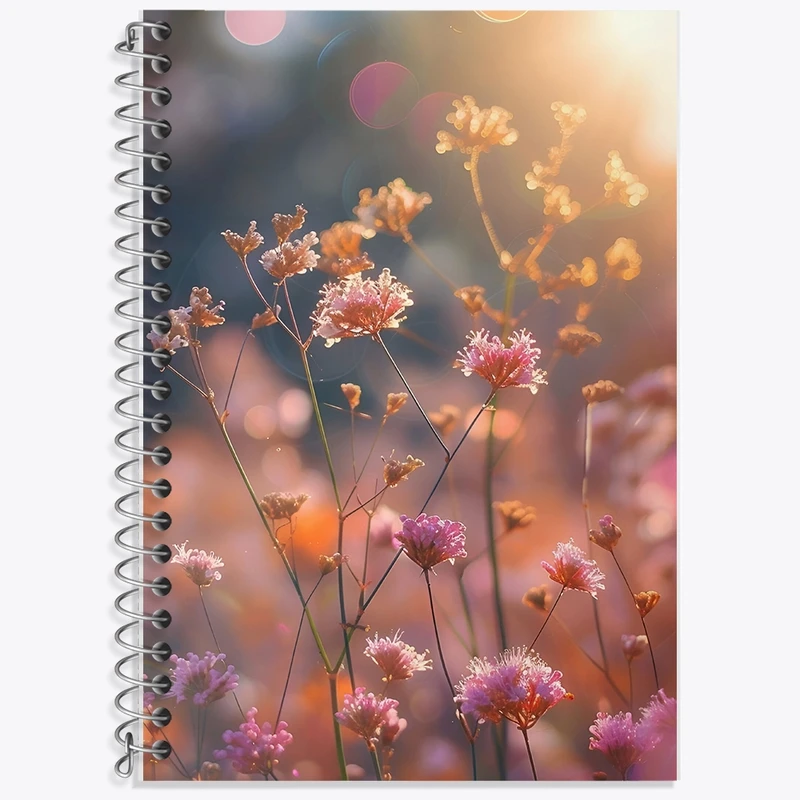 دفتر لغت 50 برگ خندالو طرح گل کد F10914