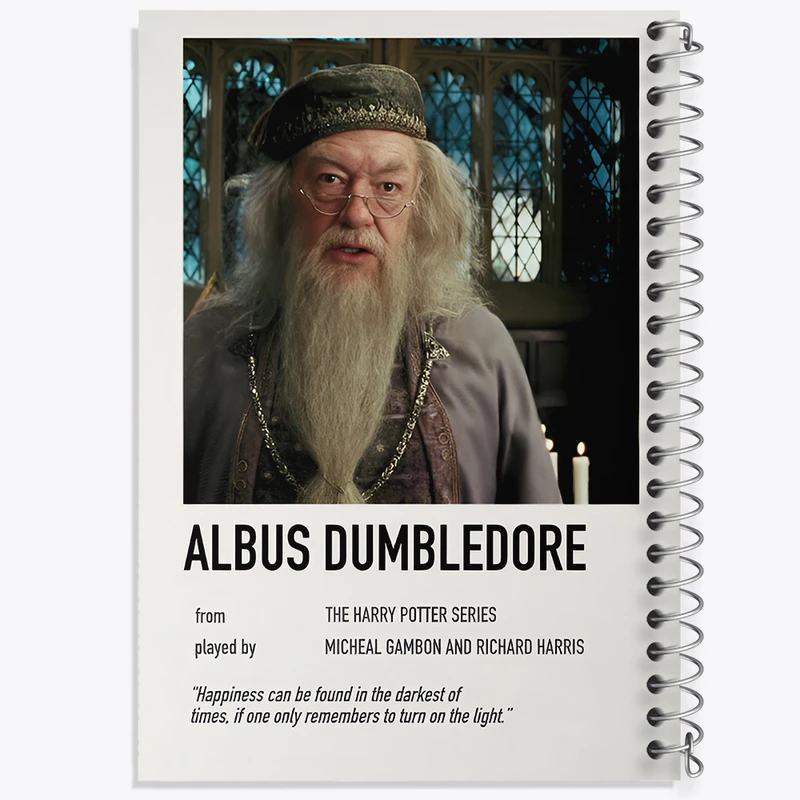 دفتر مشق 100 برگ خندالو طرح آلبوس دامبلدور (Albus Dumbledore) کد F13399
