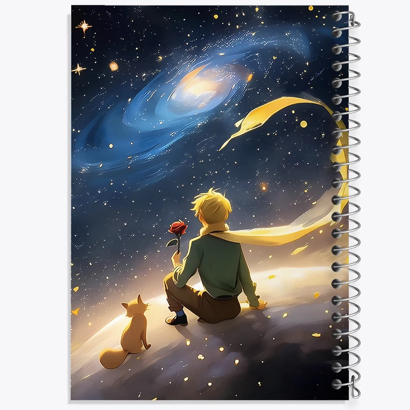 دفتر مشق 50 برگ خندالو طرح شازده کوچولو کد F8877