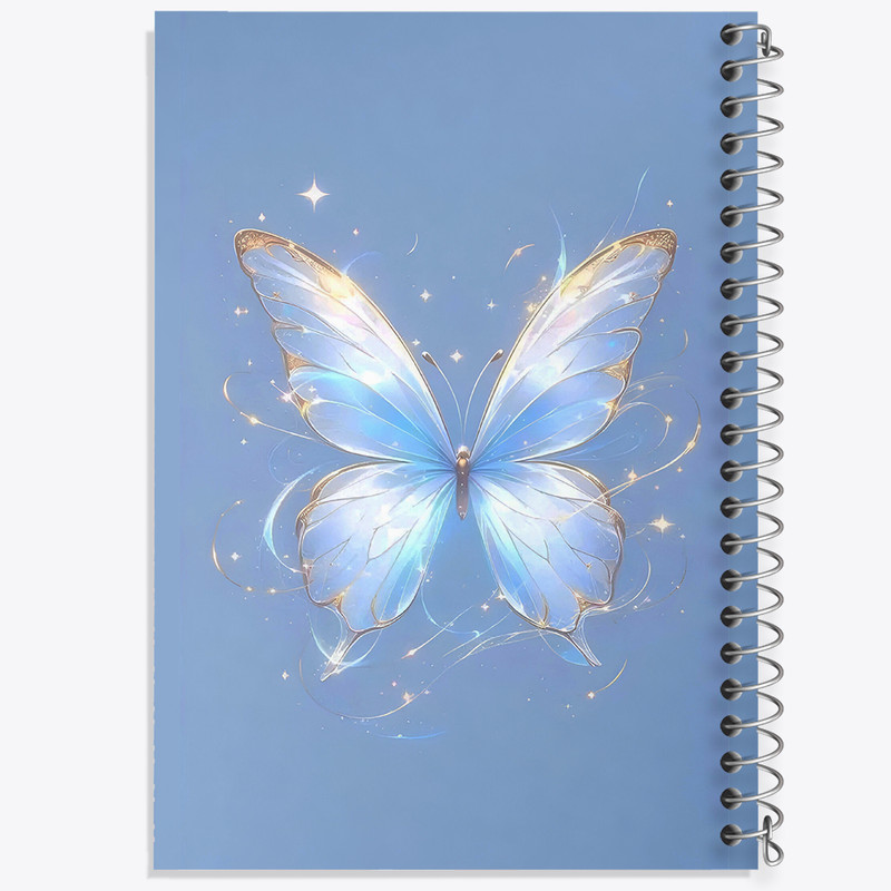 دفتر مشق 100 برگ خندالو طرح پروانه کد N7437