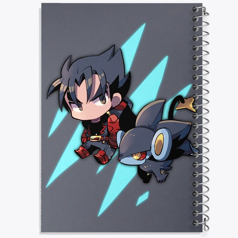 دفتر طراحی 50 برگ خندالو طرح بازی پوکمون (pokemon) کد 32738