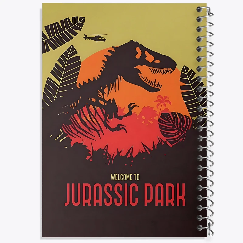 دفتر مشق 50 برگ خندالو طرح دایناسور (Dino) کد F13768