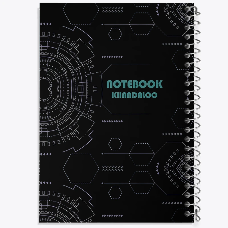 دفتر مشق 50 برگ خندالو طرح مدرن کد N7597