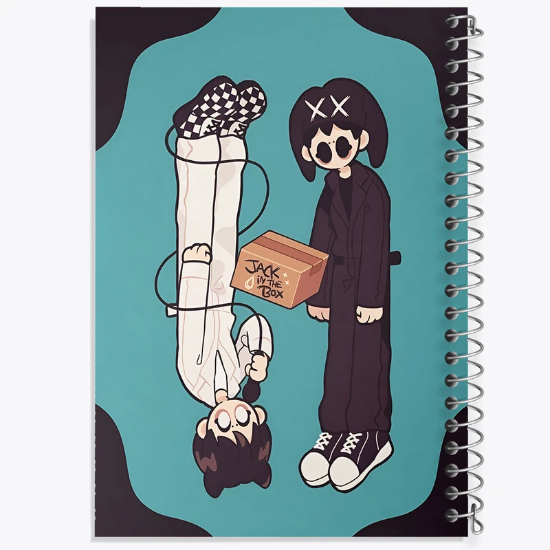 دفتر مشق 50 برگ خندالو طرح Jack In The Box کد F10127