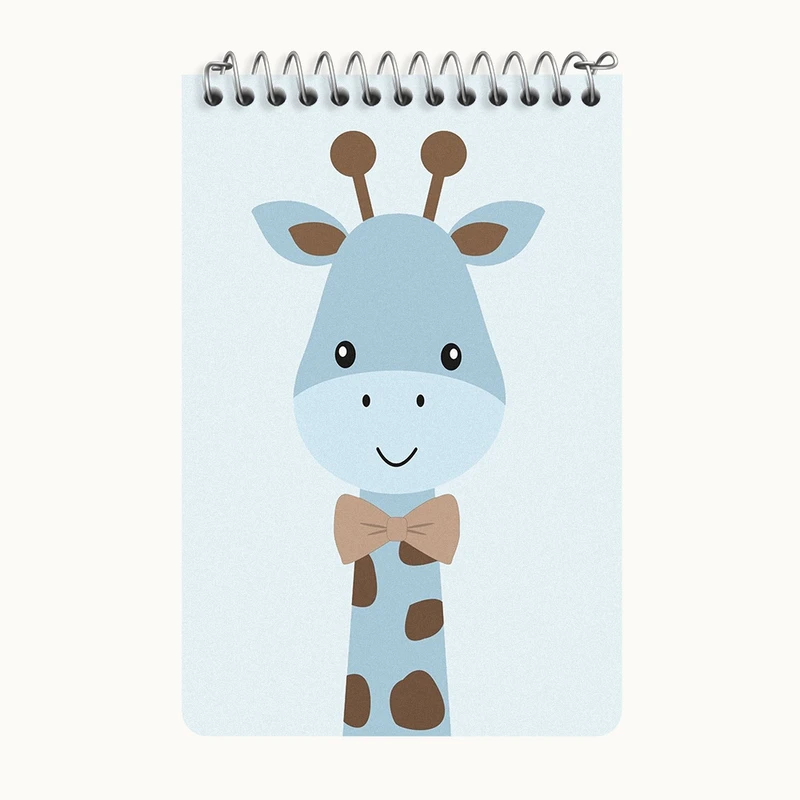 دفتر یادداشت 50 برگ خندالو طرح زرافه بامزه کد F3198