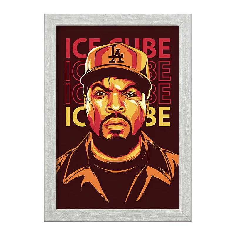 تابلو خندالو طرح آیس کیوب (Ice Cube) کد F10222