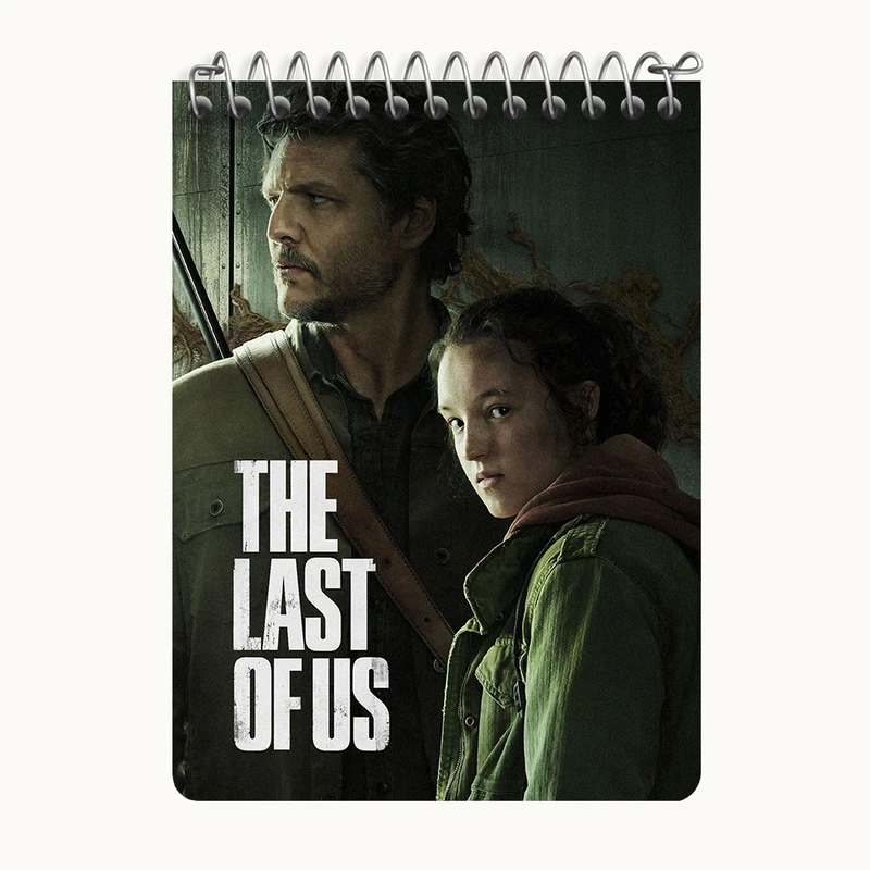 دفتر یادداشت 50 برگ خندالو طرح (The Last Of Us) آخرین بازمانده از ما کد N9305