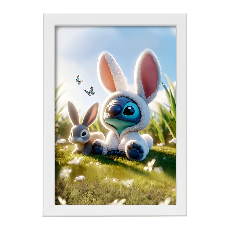 تابلو خندالو طرح استیچ (Stitch) کد F14391