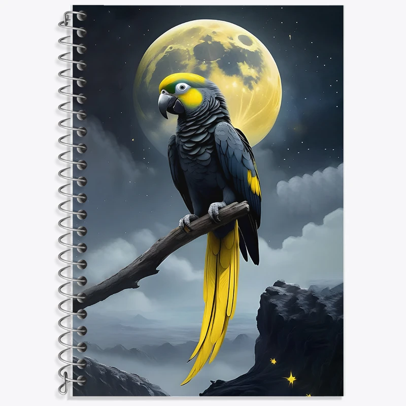 دفتر نت موسیقی 50 برگ خندالو طرح طوطی کد F11415