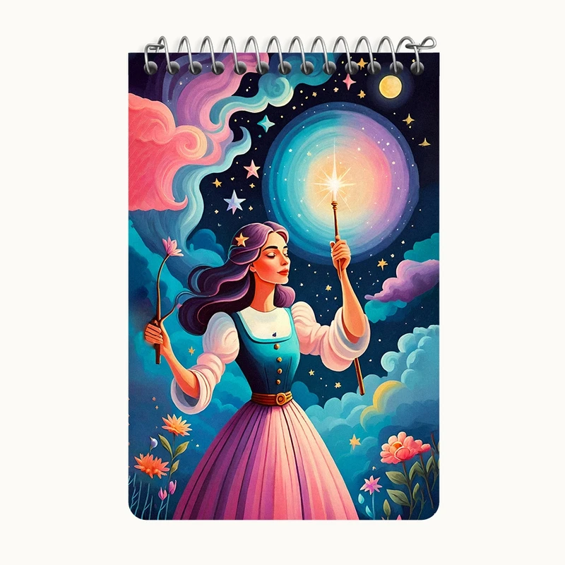 دفتر یادداشت 50 برگ خندالو طرح دخترانه کد F5130