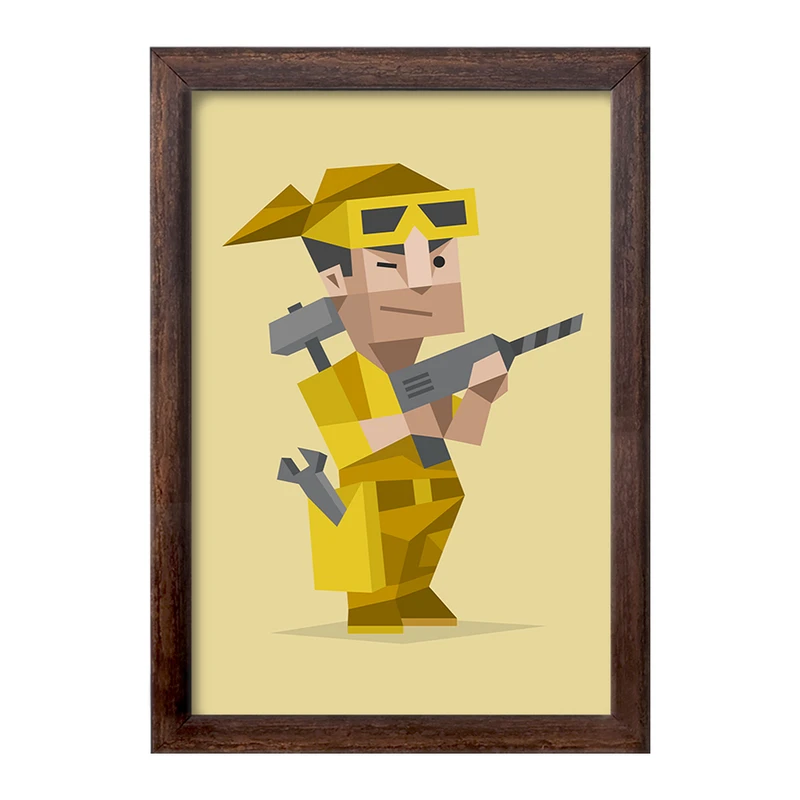 تابلو خندالو طرح تایپ شخصیتی چیره دست ISTP  کد 7716