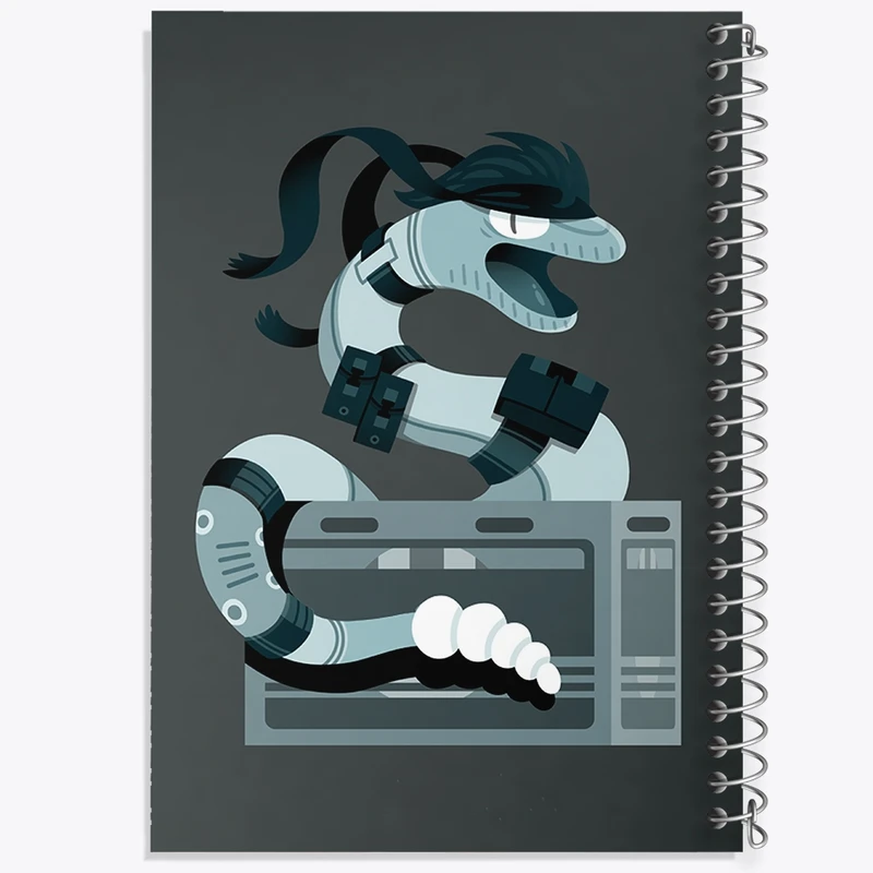 دفتر طراحی 50 برگ خندالو طرح بازی متال گیر (Metal Gear) کد 33140