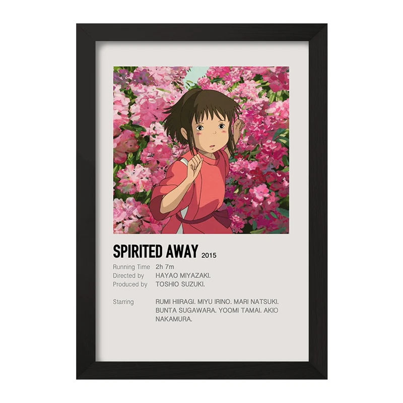 تابلو خندالو طرح انیمه شهر اشباح (Spirited Away) کد F13165