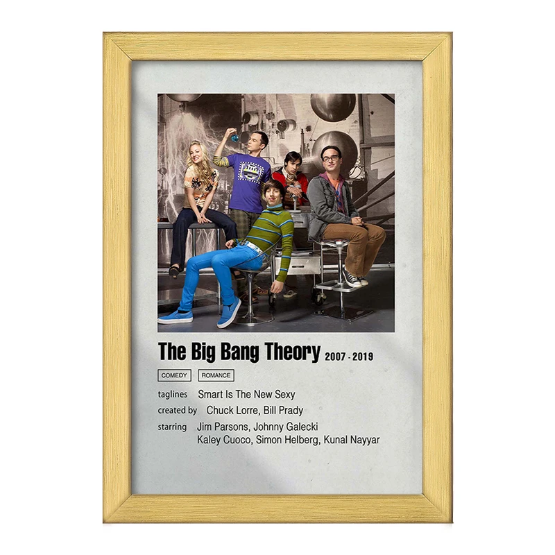 تابلو خندالو طرح تئوری بیگ بنگ (The Big Bang Theory) کد F11278