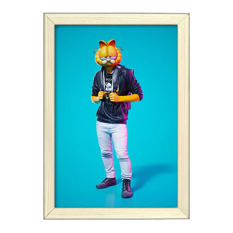 تابلو خندالو طرح گارفیلد (Garfield) کد F178