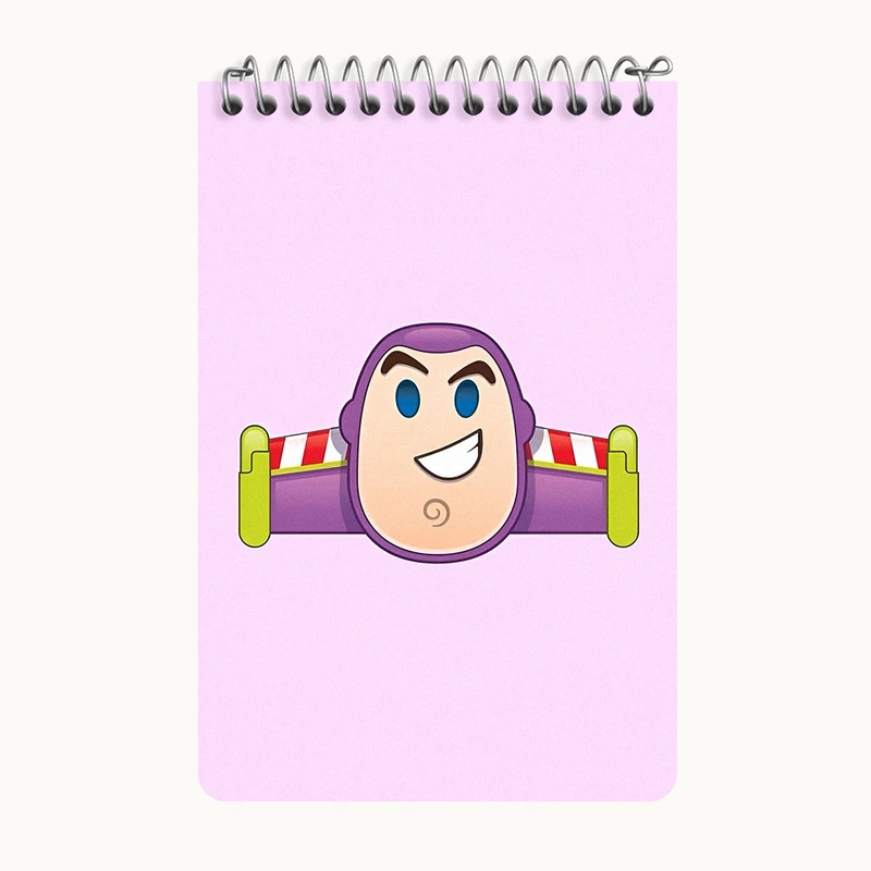 دفتر یادداشت 50 برگ خندالو طرح باز لایتیر داستان اسباب بازی ها کد F5551