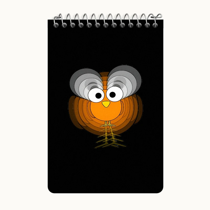 دفتر یادداشت 50 برگ خندالو طرح جوجه بامزه کد F13685