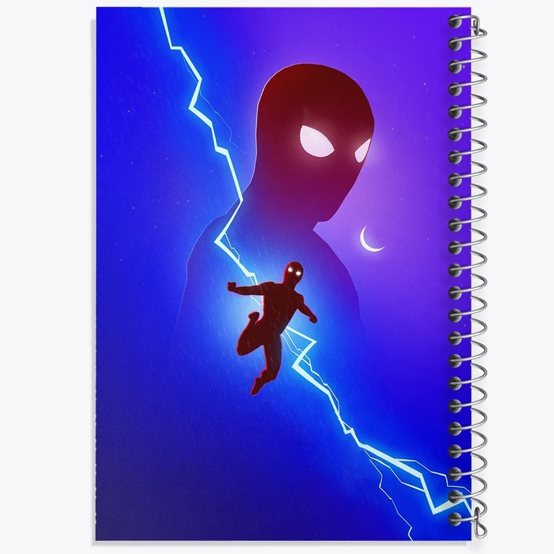 دفتر طراحی 50 برگ خندالو طرح مرد عنکبوتی (Spider Man) کد F1823