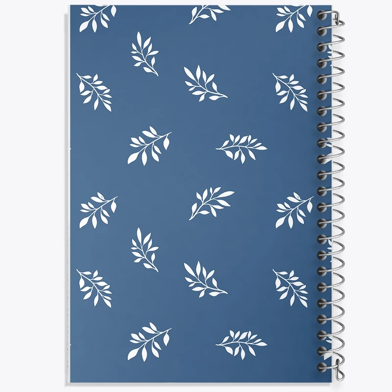 دفتر طراحی 50 برگ خندالو طرح پترن برگ کد N819