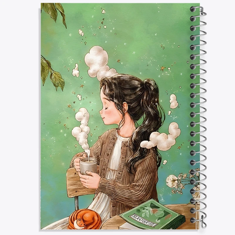 دفتر نقاشی 50 برگ خندالو طرح دخترانه کد F10984