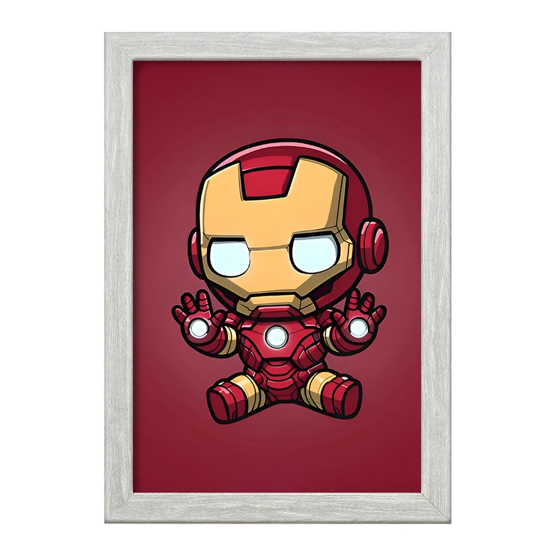 تابلو خندالو طرح مرد آهنی مارول (Marvel) کد F9419