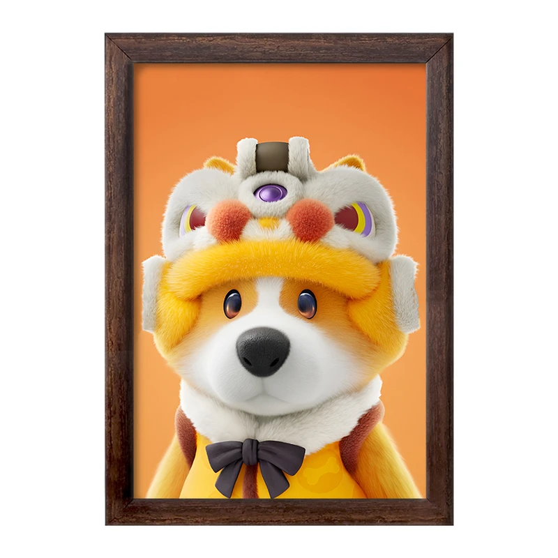 تابلو خندالو طرح سگ کد F10050