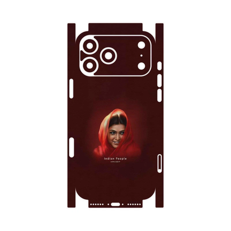 برچسب پوششی ماهوت مدل Portrait of an Indian Woman-FullSkin مناسب برای گوشی موبایل اپل iPhone 17 Pro Max