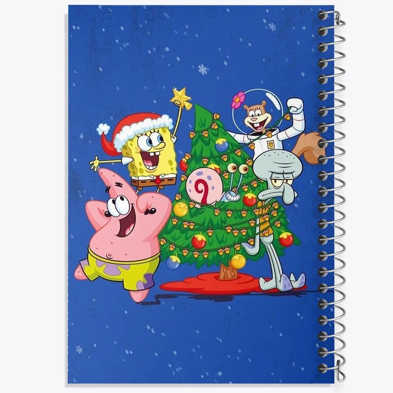 دفتر طراحی 50 برگ خندالو طرح باب اسفنجی کد F8596