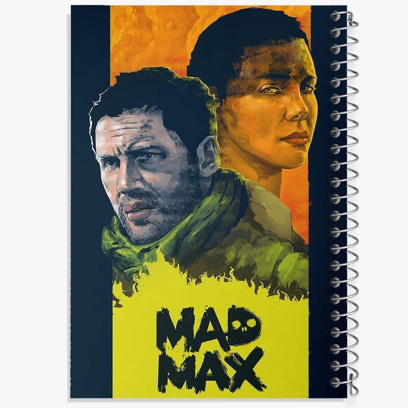 دفتر طراحی 50 برگ خندالو طرح مکس دیوانه (Mad Max) کد F114