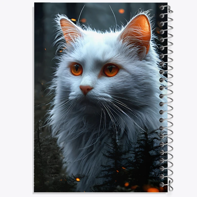 دفتر نقاشی 50 برگ خندالو طرح گربه کد F8982