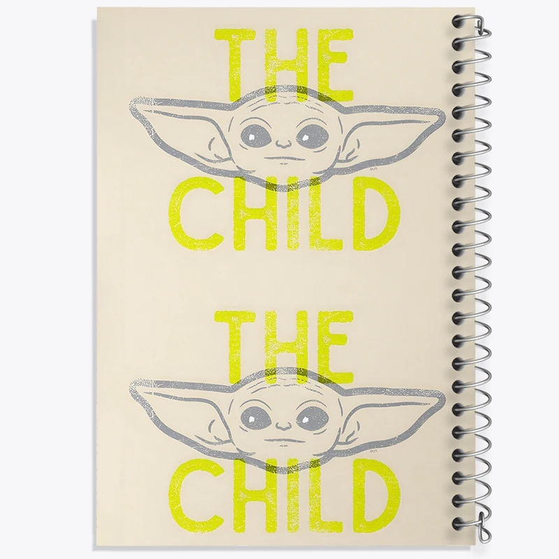 دفتر لیست خرید 50 برگ خندالو طرح بیبی یودا کد F9672