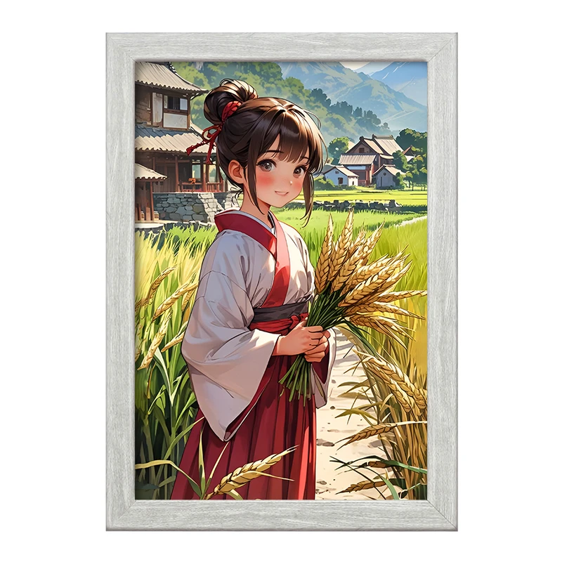 تابلو خندالو طرح دختر ژاپنی کد F12607