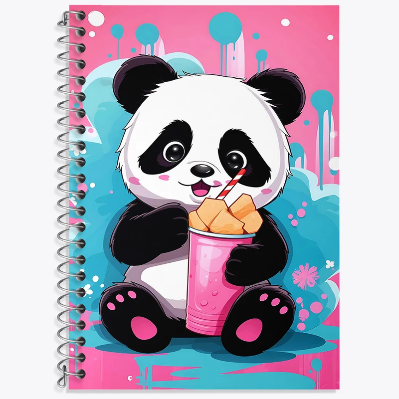 دفتر نت موسیقی 50 برگ خندالو طرح پاندای کیوت کد F4261