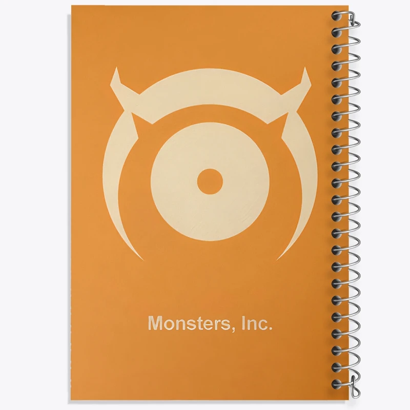 دفتر شطرنجی 50 برگ خندالو طرح انیمیشن کارخانه هیولاها (Monsters, Inc) کد N8555