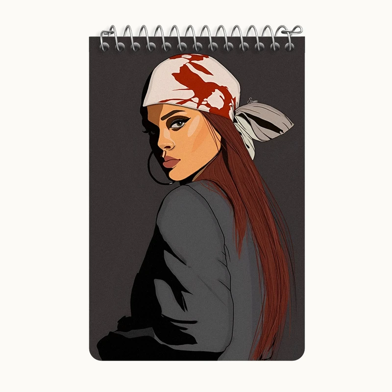 دفتر یادداشت 50 برگ خندالو طرح دخترانه کد F10219