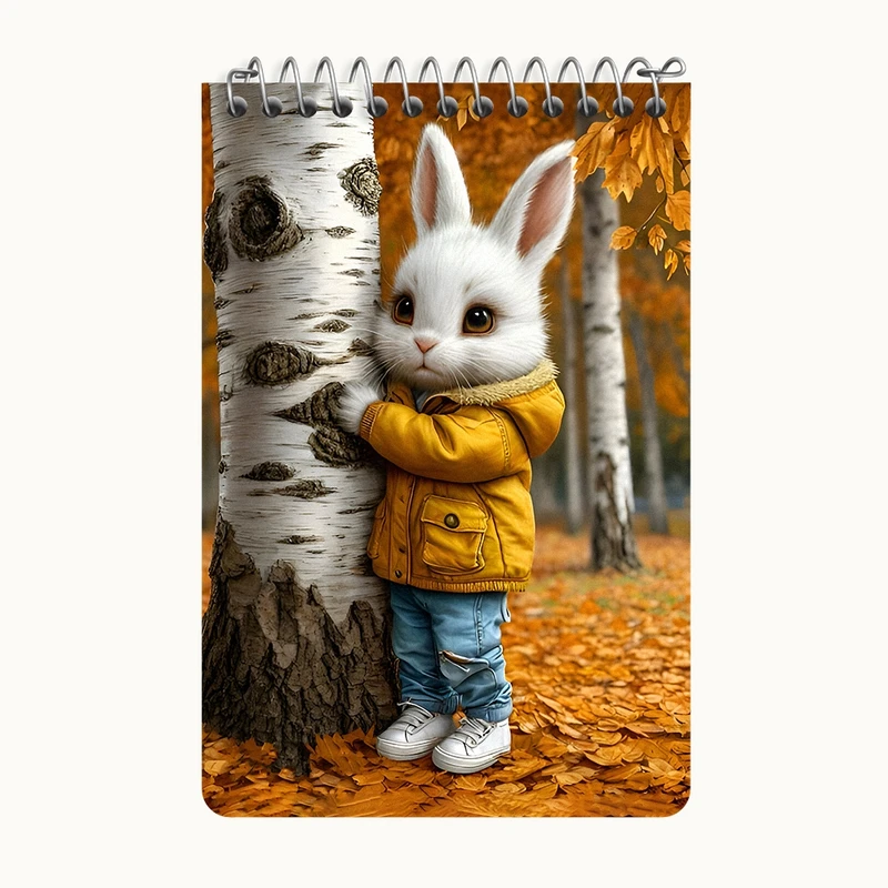 دفتر یادداشت 50 برگ خندالو طرح خرگوش ناراحت کد F7220